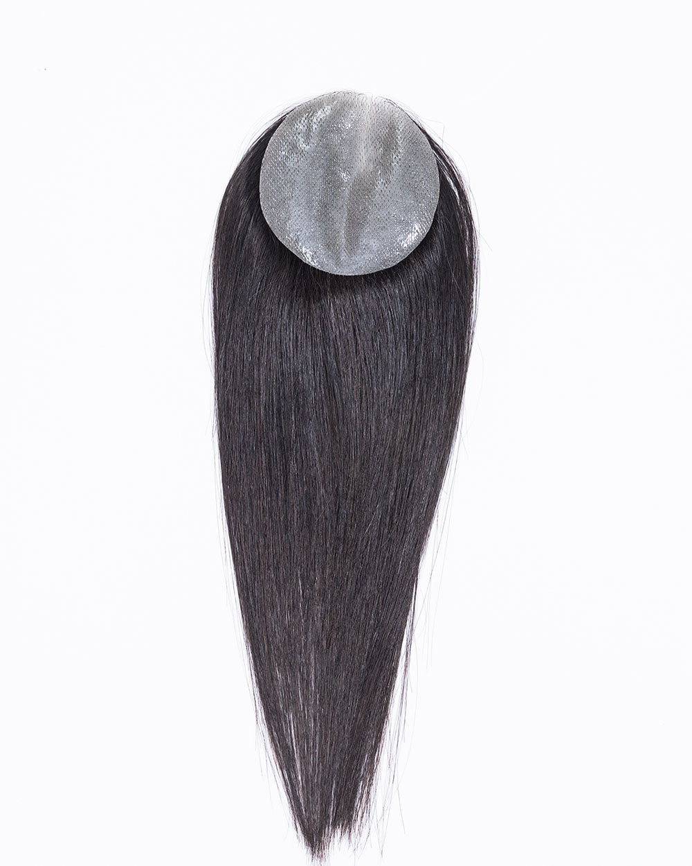 12" Natural Black 3x3 Thin Skin Base Human Hair Patch - PLS002