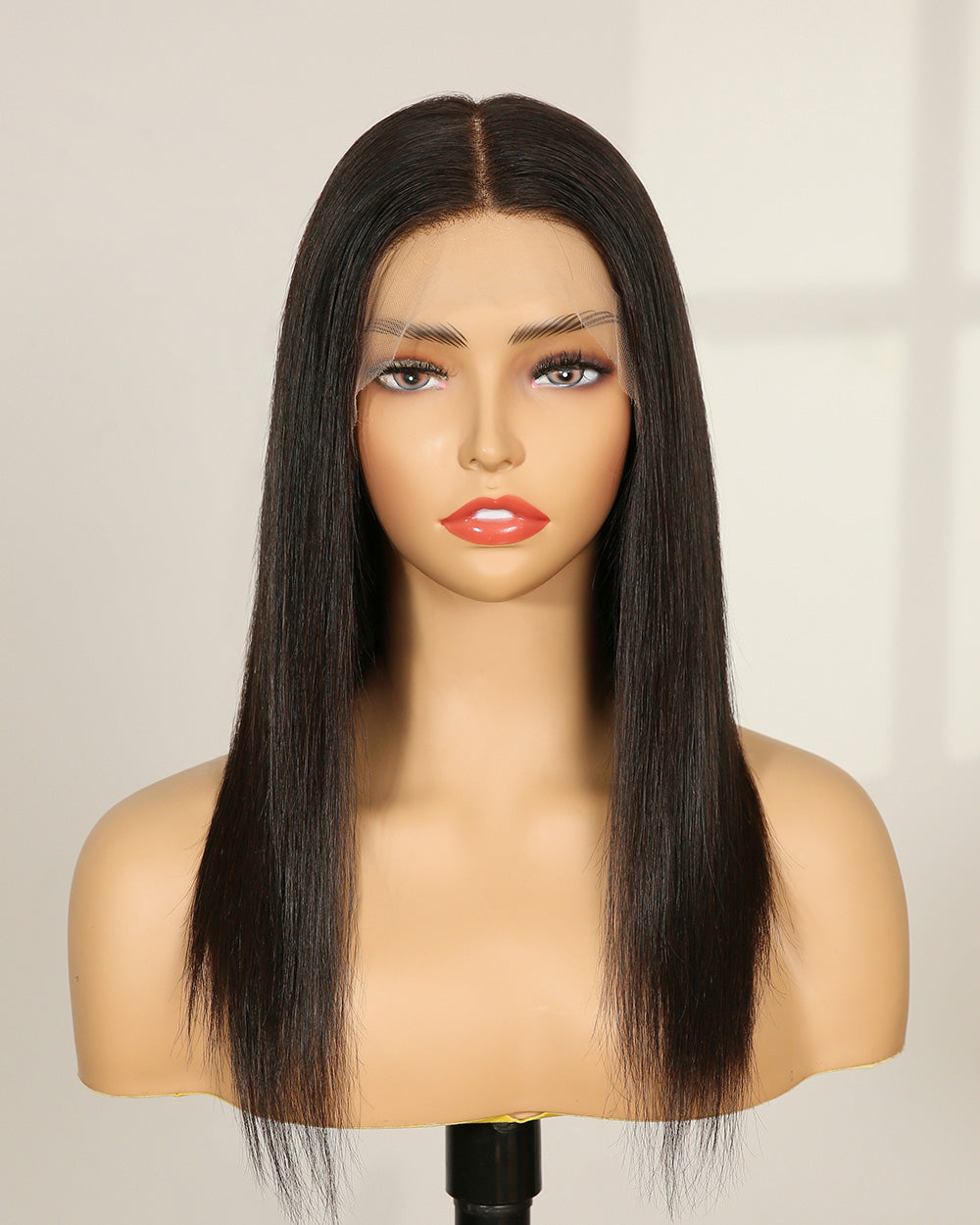 Clearance | 14 Inches Natural Color Swiss Lace Front Wig - RTY-197