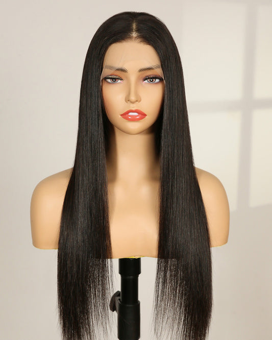 Clearance | 20 Inches Natural Part Line Swiss Lace Fully Hand-tied Wig - RT-1864